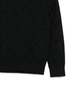 Maglione per neonato Emporio Armani Kids blu con scollo rotondo EB001229 AF23415 UB118 EMPORIO ARMANI KIDS 