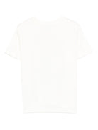 T-shirt per bambino Molo bianca con stampa grafica smile sul davanti 1S26A224 5632 MOLO 