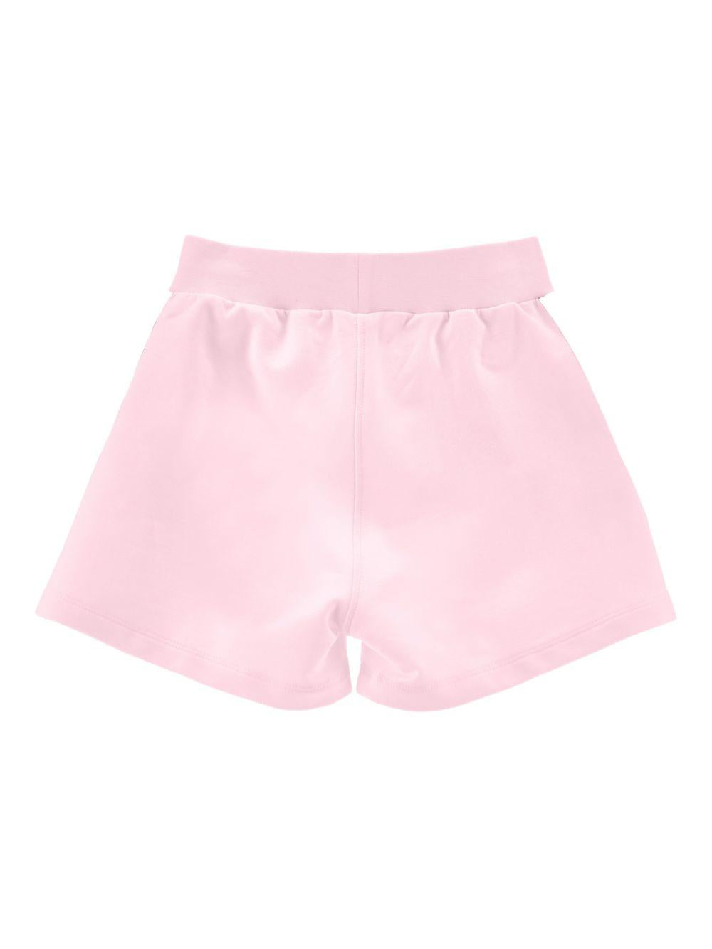 Shorts per bambina Monnalisa rosa con stampa a fiori 19G403 7007 9099 MONNALISA 