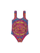 Costume da bagno per neonata Versace Kids multicolor con stampa motivo Medusa 10211231A16912 5PF70 VERSACE KIDS 