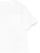 T- shirt per neonato Emporio Armani Kids bianca con scollo tondo EB001326 AF21808 U0003 EMPORIO ARMANI KIDS 