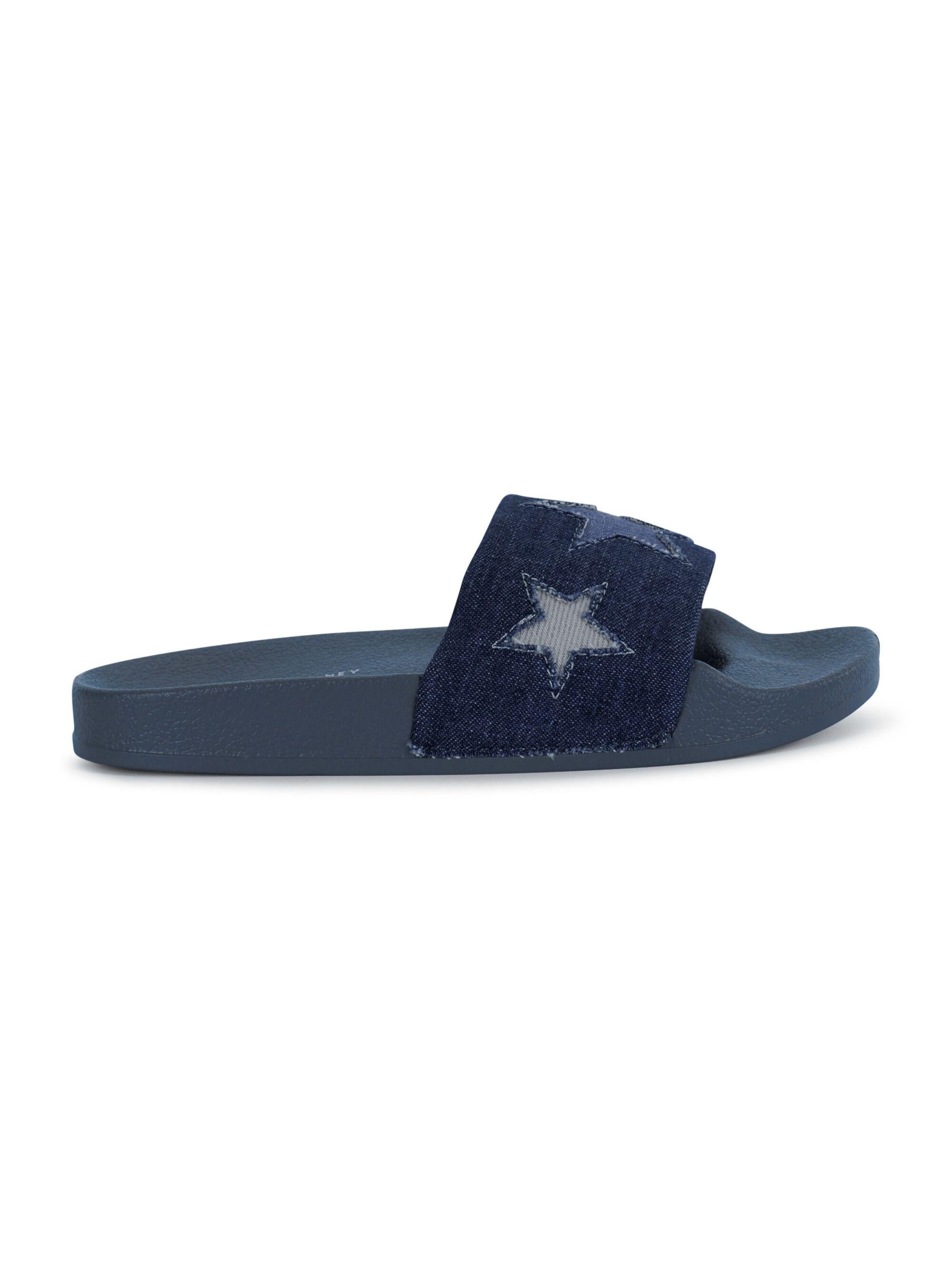 Ciabatte per bambina Stella McCartney blu con motivo a stelle TY0C06 Z3624 999 STELLA McCARTNEY KIDS 