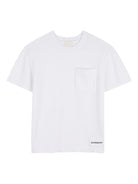 T-shirt per bambino Givenchy Kids bianca con taschino sul davanti H31124 10P GIVENCHY KIDS 