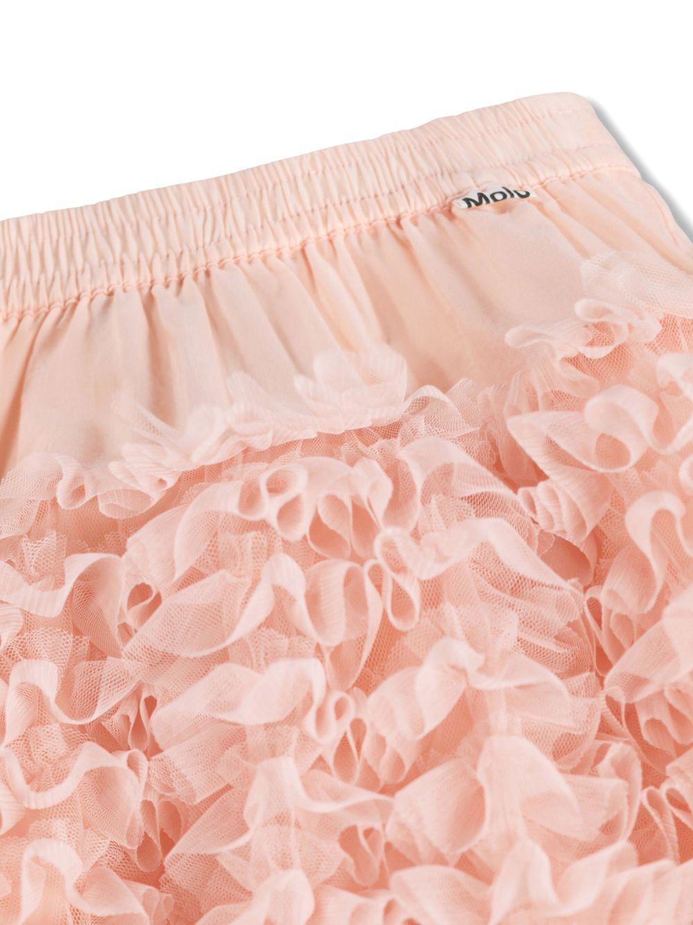 Gonna Blissus per bambina Molo rosa con ruches a strati 2S26D116 8058 MOLO 