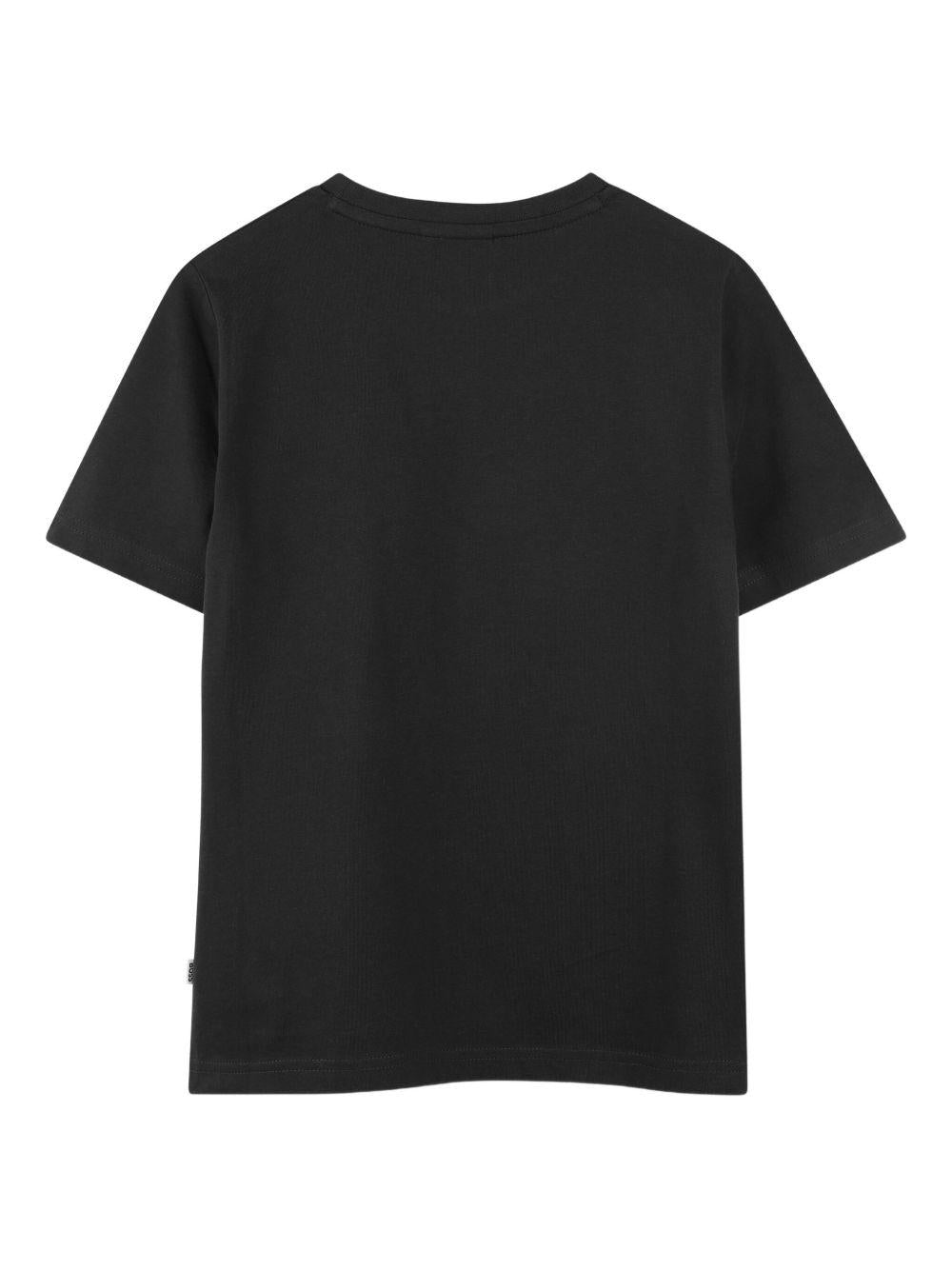 Set 2 T-shirt Boss Kids bianca/nera  con dettaglio logo J52680 M41 BOSS KIDS 