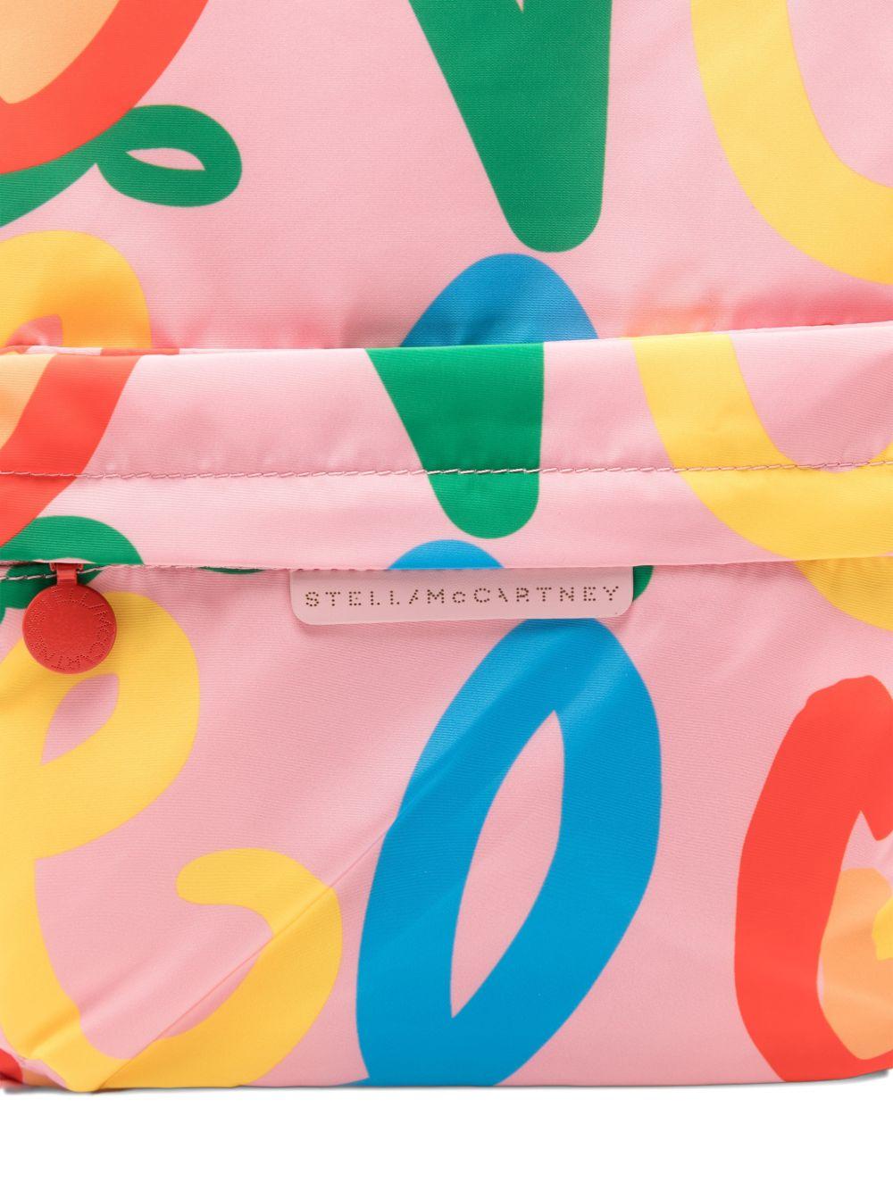 Zaino disegnato per bambina Stella McCartney Kids multicolor con manico TY0A78 Z3614 509MC STELLA McCARTNEY KIDS 