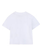 Set due pezzi per neonato Karl Lagerfiel Kids bianco con stampa logo sul davanti Z31067 10P KARL LAGERFELD KIDS 