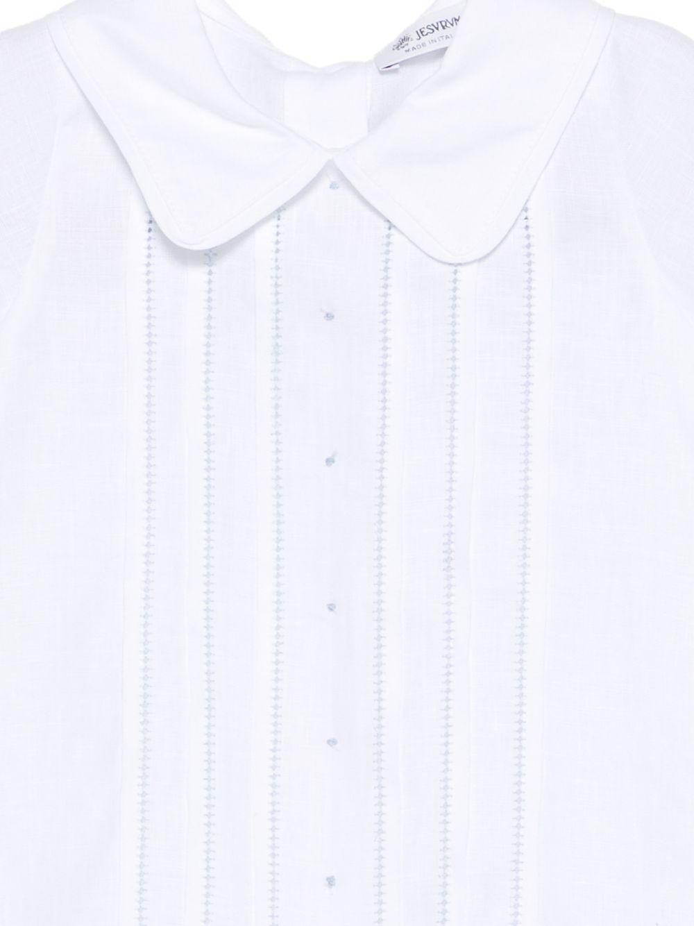 Tutina per neonato JESURUM BABY bianca con colletto alla Peter Pan MEFISTO VAR.67 JESURUM 