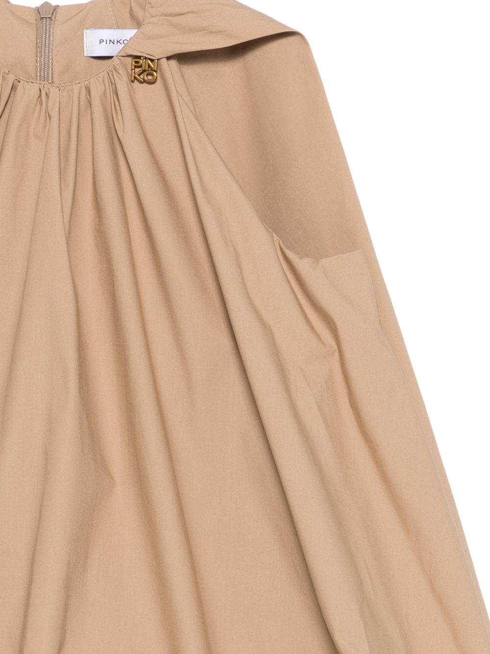 Abito per bambina Pinko Kids beige con arricciature KFAB0390CA029 6023 PINKO KIDS 