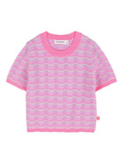 T-shirt per bambina Billieblush rosa a fantasia U21944 929 BILLIEBLUSH 