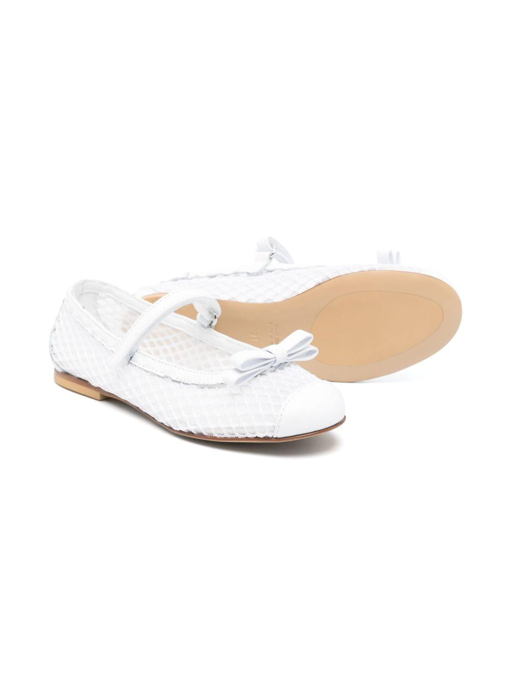 Ballerine per bambina Andrea Montelpare bianche con strato a rete 80822 BIANCO AndrEA MONTELPARE 