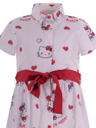 Abito per bambina Monnalisa multicolor con stampa grafica all-over 11G918 7605 0099 MONNALISA 