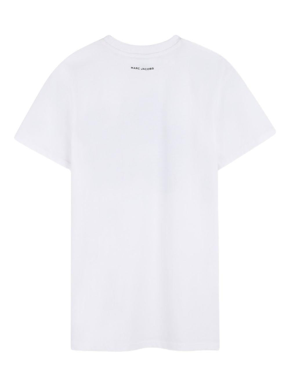 Abito per bambina The Marc Jacobs Kids bianco con dettaglio logo W60713 10P THE MARC JACOBS KIDS 