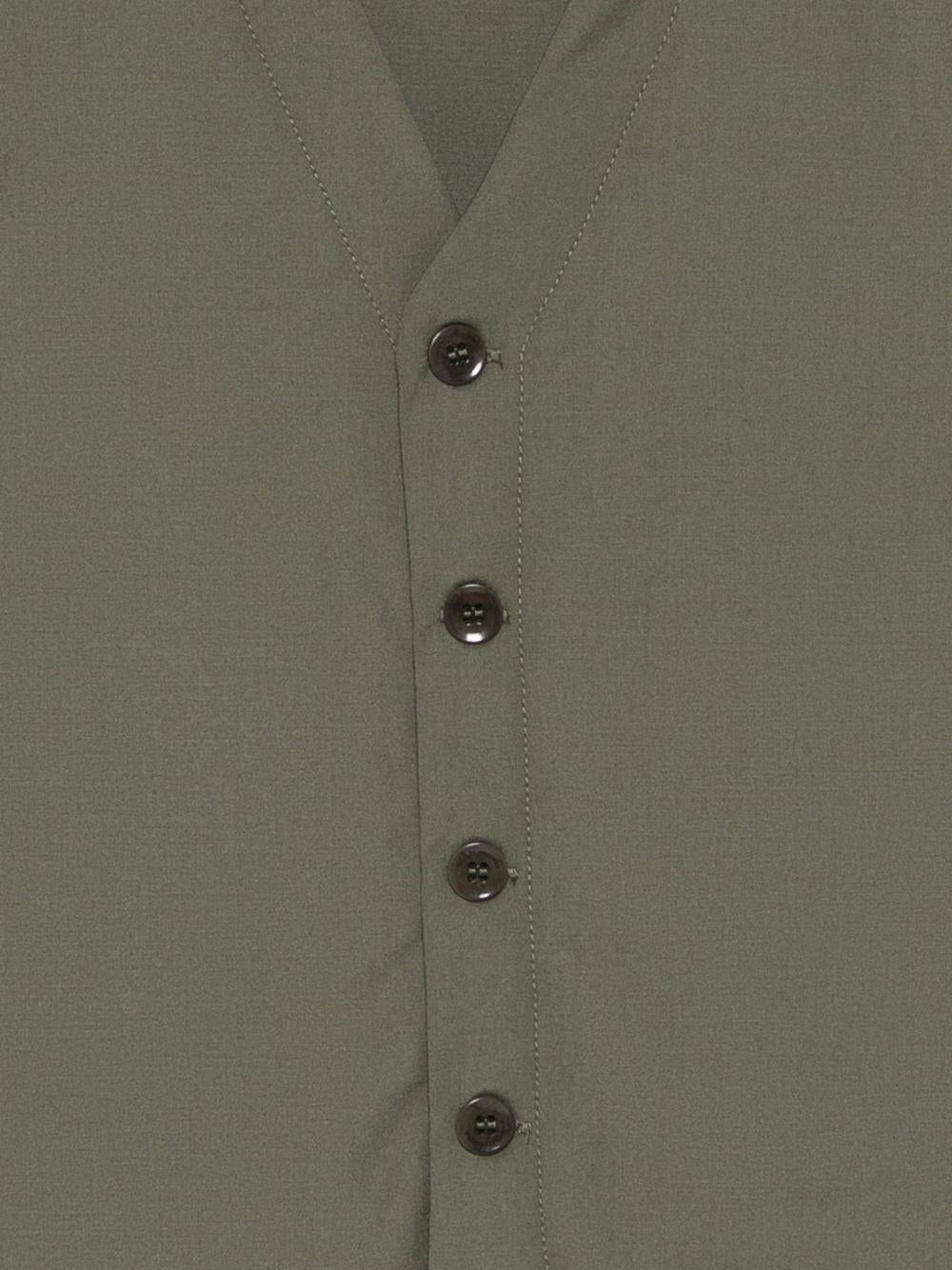 Gilet per bambino Paolo Pecora Kids verde con bottoni PP4205 OLIVA PAOLO PECORA KIDS 