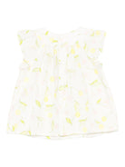 Camicia per neonata Bonpoint bianco con maniche arricciate S06XBLW00001 625 BONPOINT 