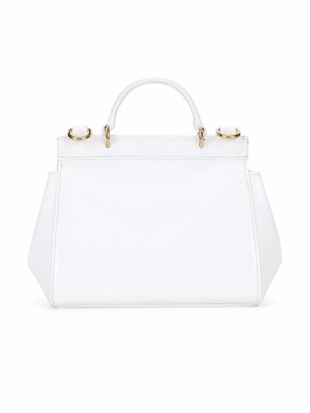 Borsa tote per bambina Dolce & Gabbana Kids Sicily mini bianca EB0003 A1067 87682 DOLCE & GABBANA KIDS 