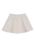 Set t-shirt, giacca e gonna per neonata Michael Kors Kids beige con design svasato R30546 215 MICHAEL KORS KIDS 