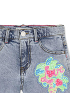 Shorts per bambina Billieblush azzurro con paillettes U21884 Z22 BILLIEBLUSH 