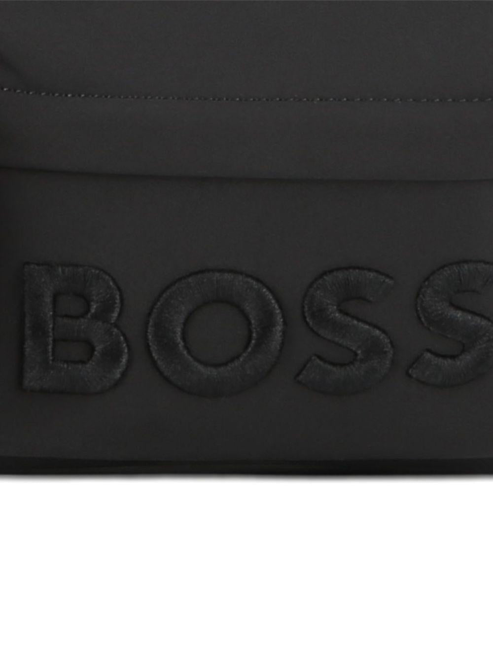 Zaino per bambino Boss Kids nero con ciondolo abbinato J53137 09B BOSS KIDS 