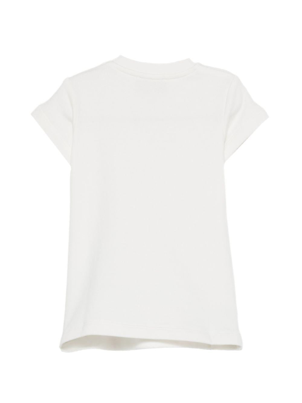 Abito per neonata Moschino Kids bianco con stampa orsetto MAV0C9LCA52 10063 MOSCHINO KIDS 