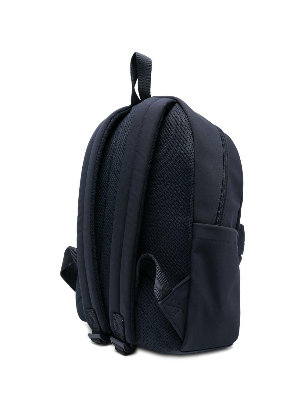 Zaino per bambino Boss Kids blu con dettaglio goffrato J53129 849 BOSS KIDS 