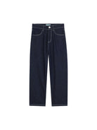 Pantaloni per bambino Kenzo Kids blu con cuciture a contrasto K61634 Z35 KENZO KIDS 