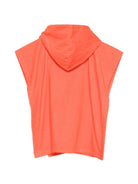 Accappatoio per bambini Stella McCartney Kids arancione con logo sul davanti TYCP20 Z0163 426 STELLA McCARTNEY KIDS 