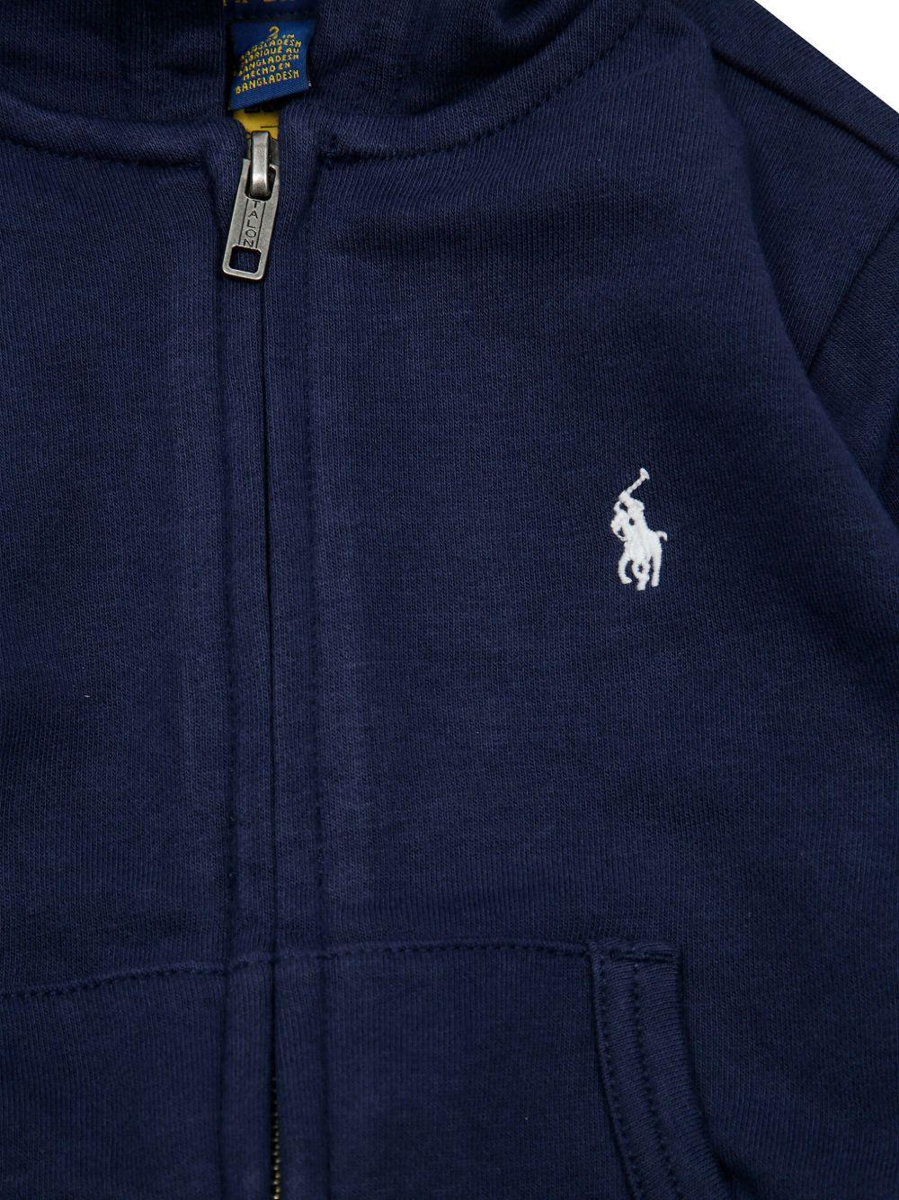 Felpa per bambino Polo Ralph Lauren Kids blu con ricamo Polo Pony 322964134 002 Ralph Lauren kids 