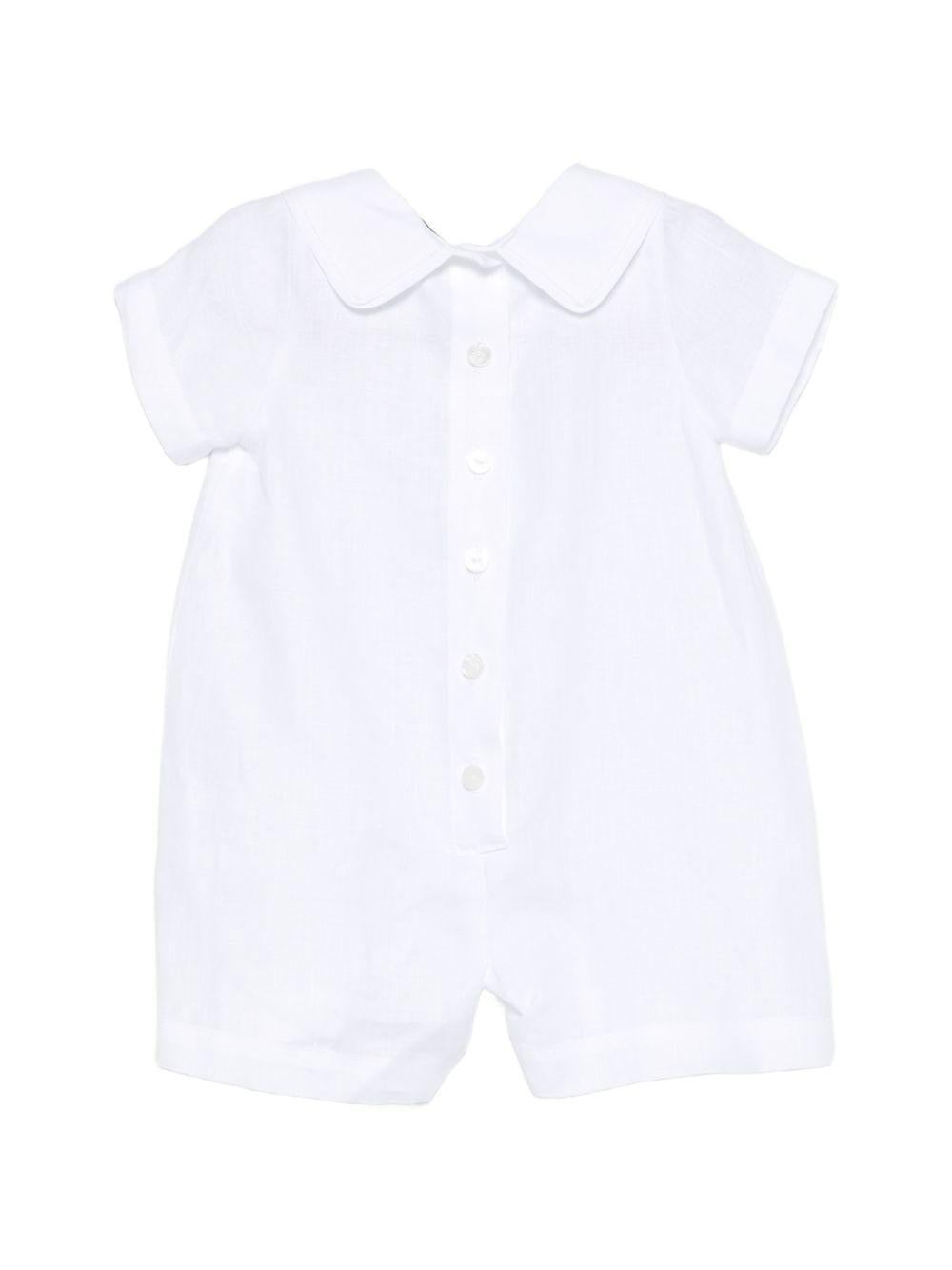 Tutina per neonato JESURUM BABY bianca con colletto alla Peter Pan MEFISTO VAR.67 JESURUM 