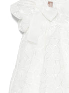 Abito per neonata La Stupenderia bianco con dettaglio fiocco 2CCAB68 X06 LA STUPENDERIA 