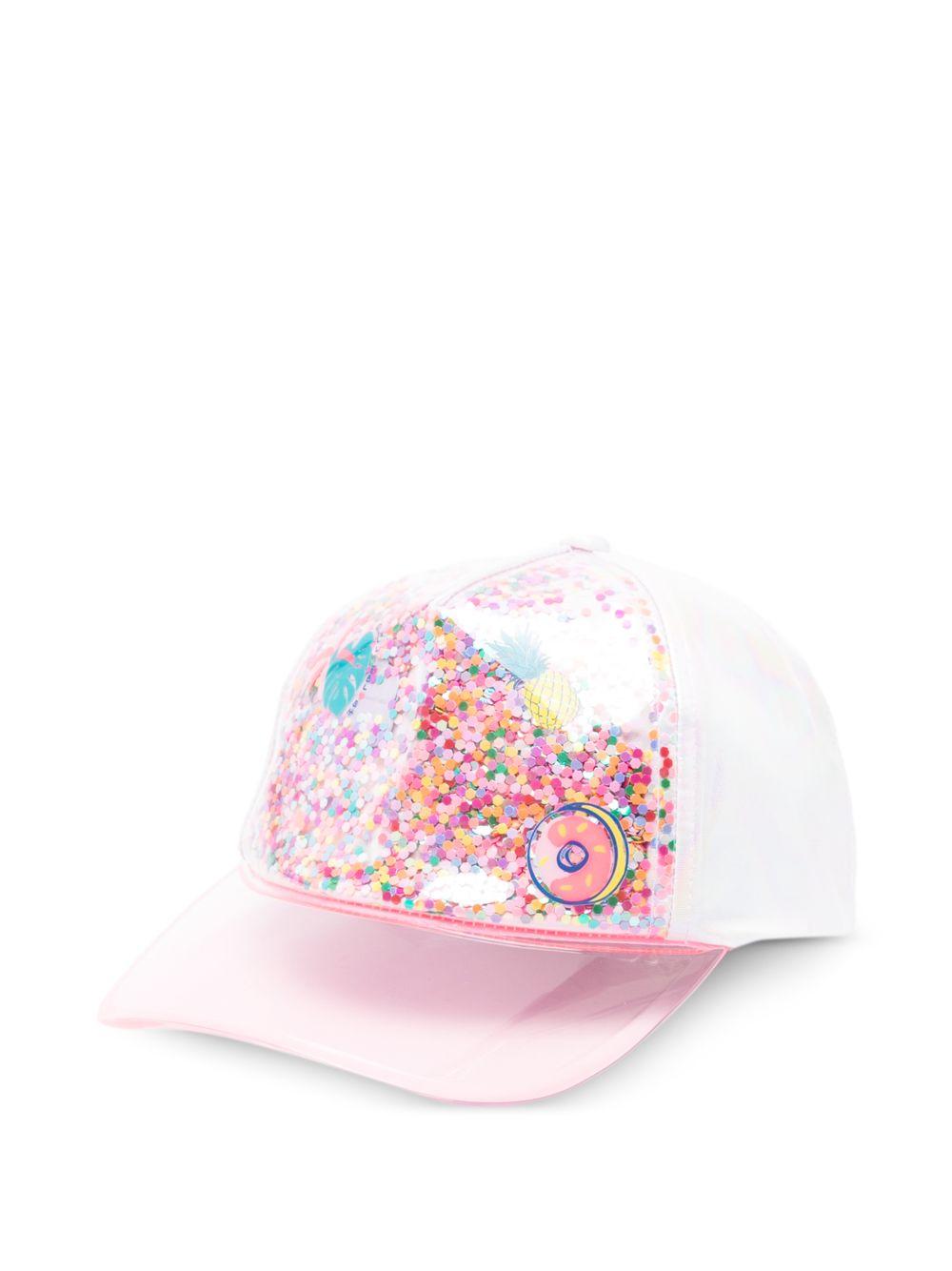 Cappello da baseball per bambina Billieblush multicolore con dettaglio confetti U22023 46N BILLIEBLUSH 