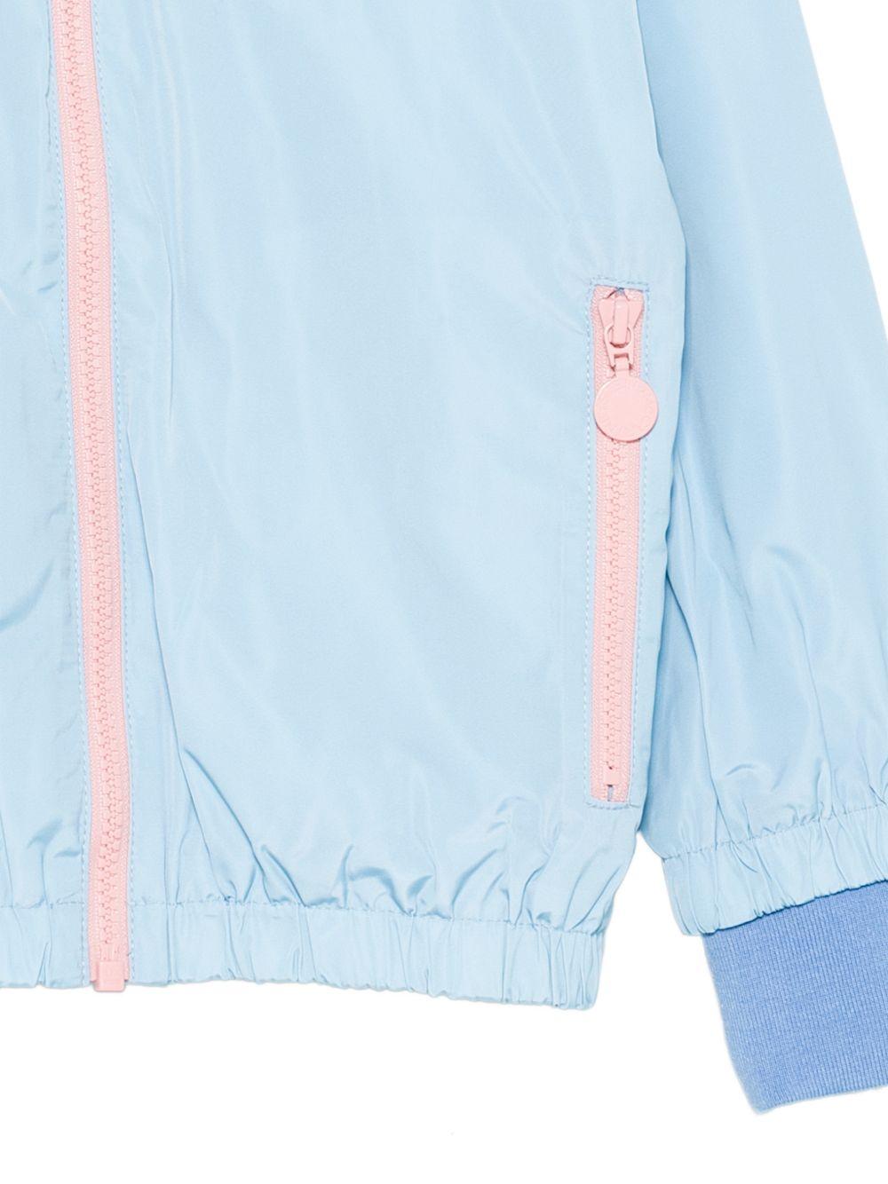 Giacca per bambina Stella McCartney Kids azzurro con cappuccio TY2B27 Z0537 606 STELLA McCARTNEY KIDS 