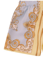 Shorts per neonato Versace Kids bianco con decorazioni oro 10195321A17228 5Y580 VERSACE KIDS 