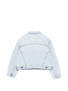 Giacca per bambina Stella McCartney Kids in denim con applicazione TY2A67 Z0746 600 STELLA McCARTNEY KIDS 