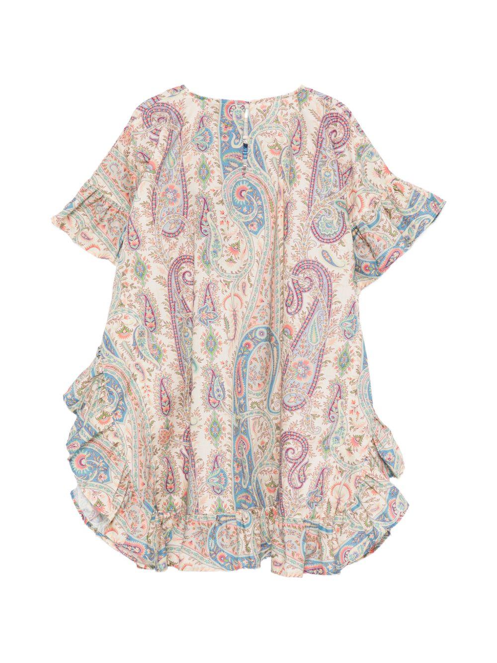 Abito per bambina ETRO KIDS multicolore con motivo paisley GY1B81 M0081 107MC ETRO KIDS 
