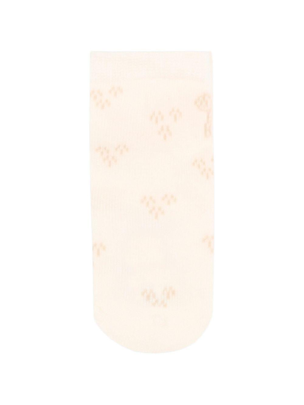 Calzini per neonata Kenzo Kids rosa con stampa tigre (2 pezzi) K61824 C21 KENZO KIDS 