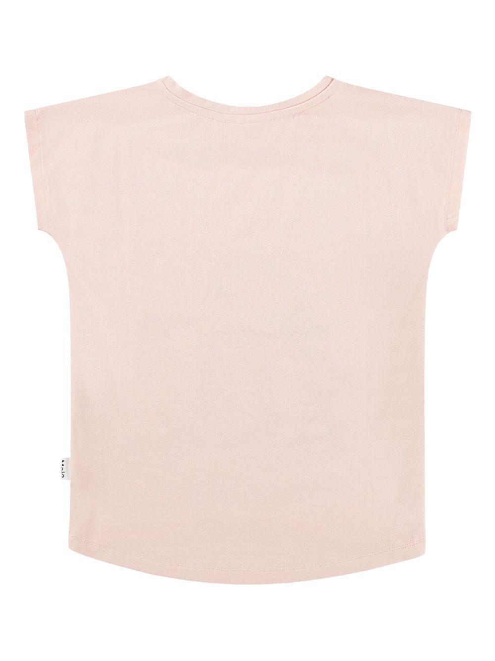 T-shirt Ragnhilde per bambina Molo rosa con stampa animali 2S26A212 5228 MOLO 