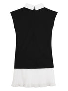 Abito per bambina Karl Lagerfeld Kids nero con gonna plissettata Z31151 M41 KARL LAGERFELD KIDS 