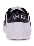 Sneakers Pacific Bones per bambino Amiri Kids bianche e nere con suola in rilievo ACSNSN1006 001 AMIRI 