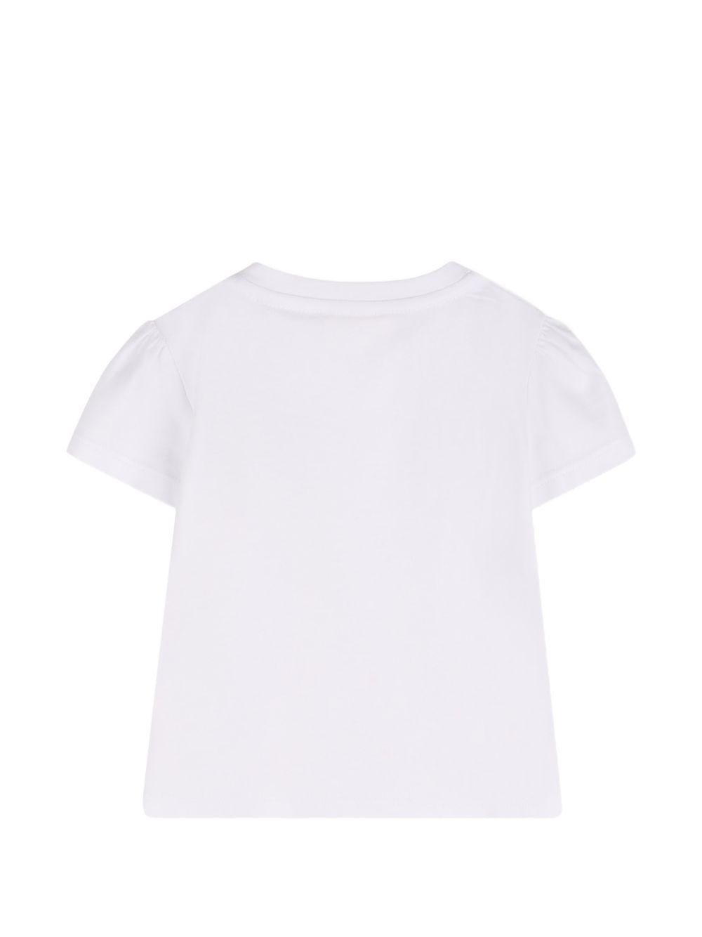 T-shirt per neonata Givenchy Kids bianca con stampa grafica H31182 10P GIVENCHY KIDS 