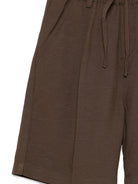 Shorts per bambino Paolo Pecora Kids marrone con coulisse PP4217 EBANO PAOLO PECORA KIDS 