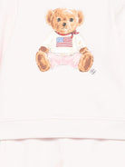 Set di maglia e pantaloni per neonata Polo Ralph Lauren Kids rosa con stampa grafica Teddy 310P02078 002 Ralph Lauren kids 