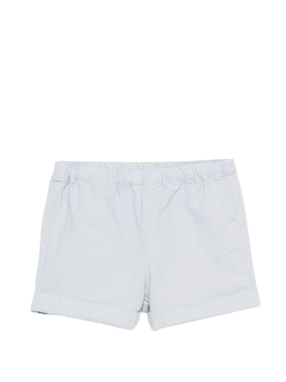 Shorts Ecady per neonato Bonpoint azzurro con toppa con logo S06YBEW00002 010 BONPOINT 