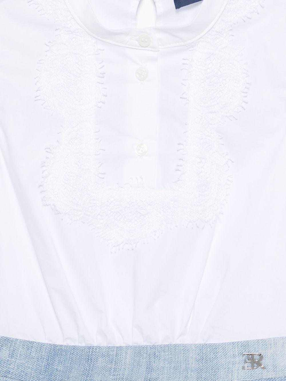 Abito per bambina Ermanno Scervino Junior multicolor con dettagli ricamati Z1G200 7116 0099 ERMANNO SCERVINO JUNIOR 