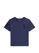 T-shirt per bambino Polo Ralph Lauren Kids blu con motivo Polo Pony 322832907 503 Ralph Lauren kids 