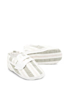 Scarpe primi passi per neonato Colorichiari bianco e verde a righe MN958467 4878 35 COLORICHIARI 