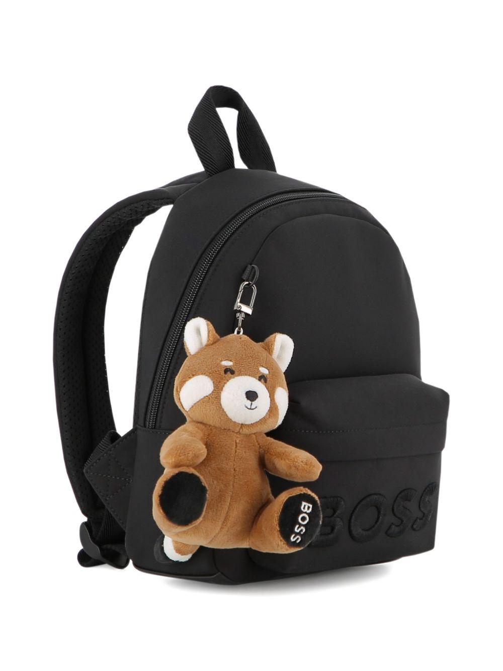 Zaino per bambino Boss Kids nero con ciondolo abbinato J53137 09B BOSS KIDS 