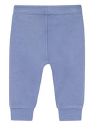 Pantaloni per neonato Boss Kids blu con couilisse e logo J52853 881 BOSS KIDS 
