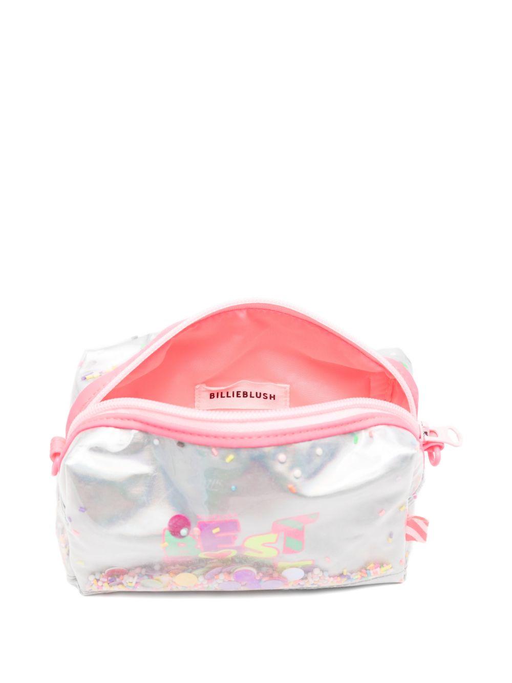 Borsa per bambina Billieblush argentata con dettagli coriandoli U22031 Z41 BILLIEBLUSH 