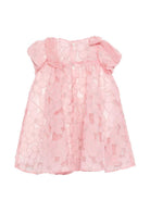 Abito per neonata La Stupenderia rosa con dettaglio fiocco 2CCAB68 X07 LA STUPENDERIA 